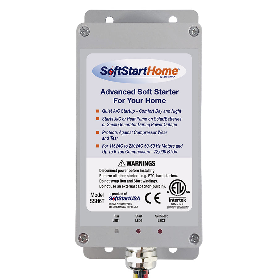 SoftStartHome™ 6-Ton – Soft Start For Air Conditioner And Heat Pump Units